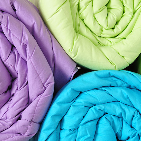 Spring colors for winter comforters