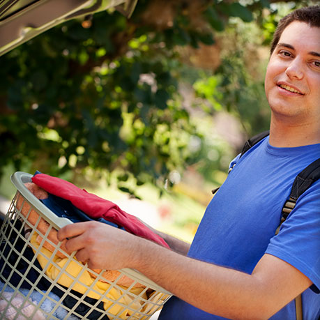 How do I get my laundry to you?