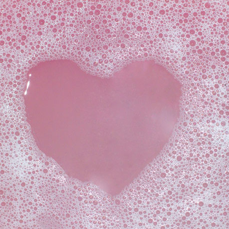 heart of soap bubbles