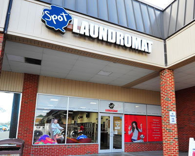 Exterior view of Spot Laundromat Front Royal, VA