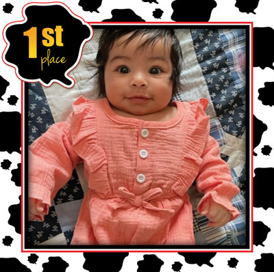 1st place Spot baby photo contest winner