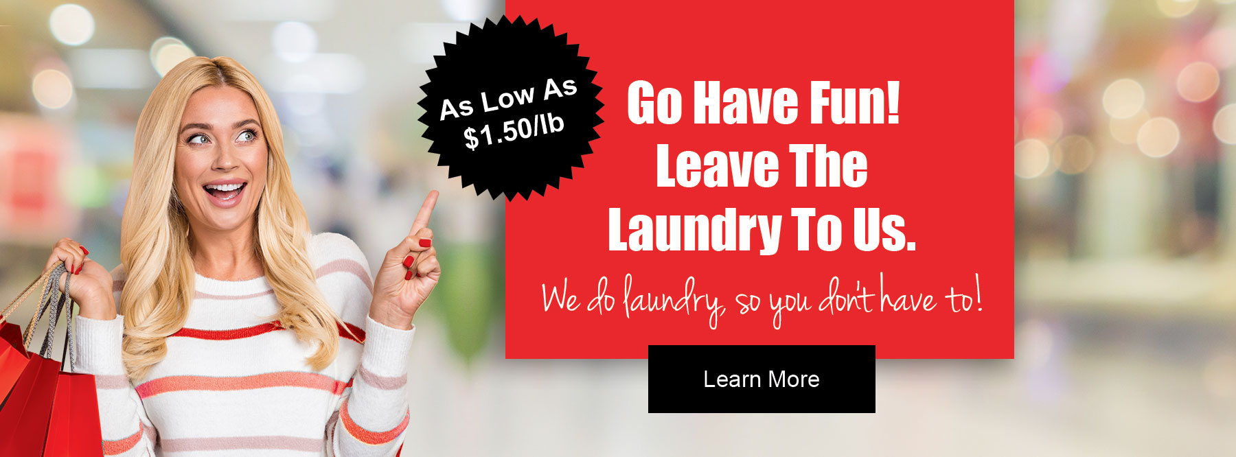 Spot laundromat wash, dry and fold laundry service