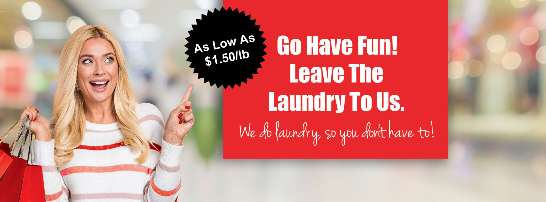 Spot laundromat wash and dry laundry service