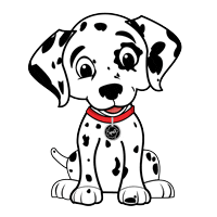 spot dalmatian puppy mascot