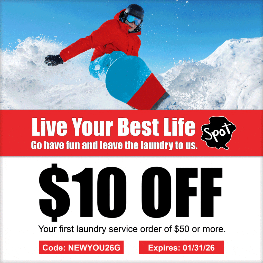 Spot ad $10 Off Laundry Service 2026