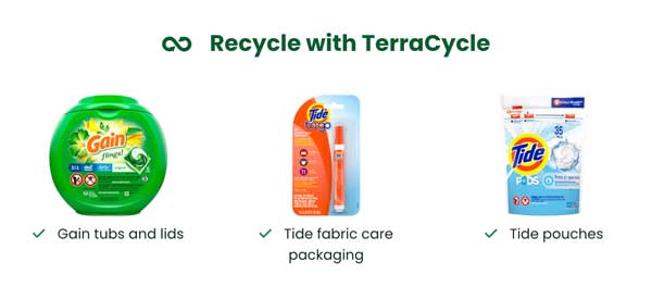 Tide Free Recycling Laundry Detergent Container Program
