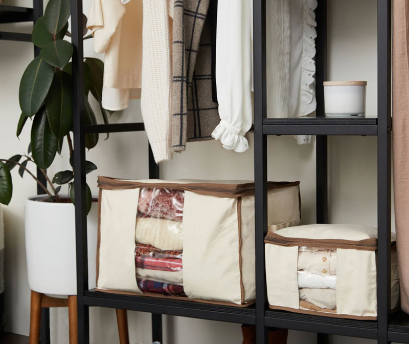 storing fall's fashions