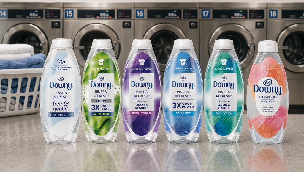 Downy Rinse Out Odor in 5 scents